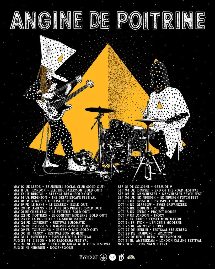 Angine de Poitrine 2026 live concert poster